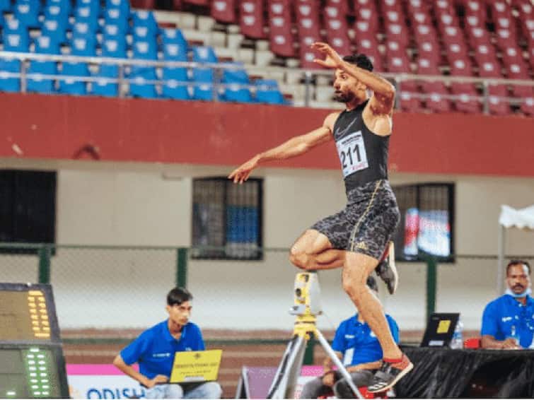 Abdulla Aboobacker wins Gold medal in Men's Triple Jump at Asian Athletics Championships Asian Athletics Championships 2023:ஆசிய தடகள சாம்பியன்ஷிப் - மும்முறை தாண்டுதல் போட்டியில் இந்தியாவுக்கு தங்கம்!