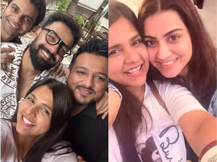 Dalljiet Kaur came to her maternal home after 4 months of marriage, had fun with friends