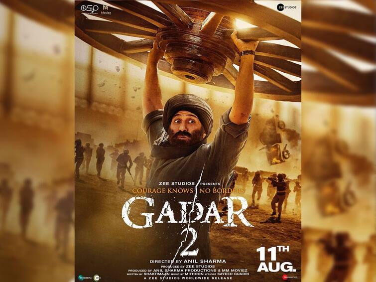 Gadar 2 Sunny Deol Gadar 2 New Poster Sunny Deol Ameesha Patel Starrer Gadar 2 new poster out actors shared on social media Gadar 2 : 