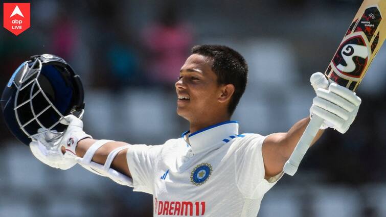 IND vs WI 1st Test Yashasvi Jaiswal Scored 150 Runs in Debut Match India vs West Indies Yashasvi Jaiswal: দেড়শো পূর্ণ যশস্বীর, ধবনের রেকর্ড ভেঙে গড়বেন কি নতুন নজির?