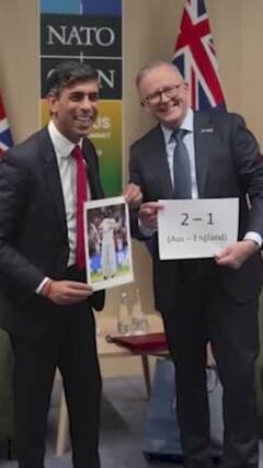 Ashes Impact Sandpaper लाना भूल गया, Rishi Sunak ने लिए Anthony Albanese के मजे Sports Live