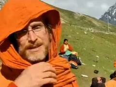 Amarnath Yatra 2023: અમરનાથ યાત્રામાં આવ્યા અમેરિકન શ્રદ્ધાળુઓ, બર્ફીલા બાબા દર્શન કરી કહી આ વાત