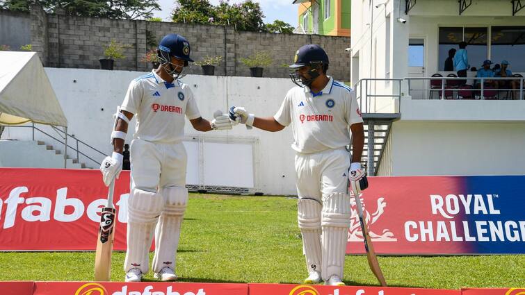 IND vs WI 1st Test: Yashasvi Jaiswal, Rohit Sharma both score hundreds as India takes 162 run lead at the end of day 2 IND vs WI 1st Test: দুই ওপেনারই হাঁকালেন শতরান, যশস্বী-রোহিতের দৌরাত্ম্যে দিনশেষে ভারতের স্কোর ৩১২/২