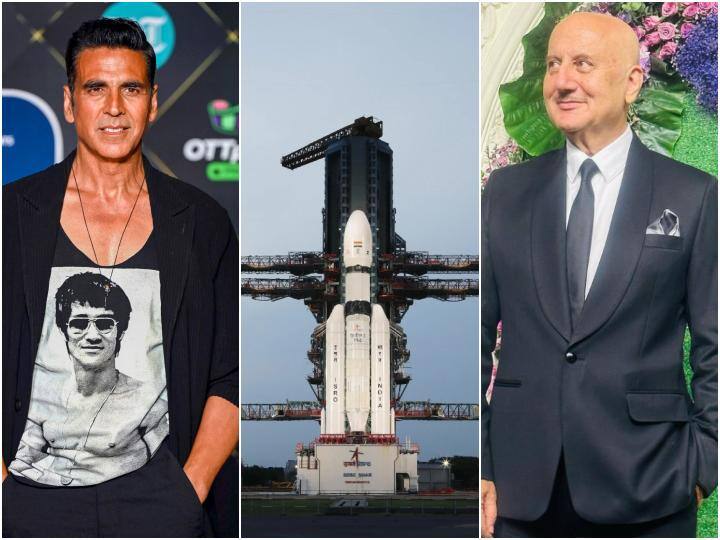 Celebs On Chandrayaan 3: आज देश के लिए बेहद गर्व का और ऐतिहासिल पल है. इसकी वजह ये है कि आज दोपहर चंद्रयान 3 लॉन्च किया जा रहा है. चंद्रयान की सफलता के लिए बॉलीवुड के तमाम सेलेब्स ने भी दुआ की हैं.