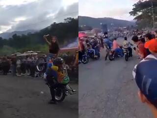 बाइक पर खतरनाक स्टंट करते हुए लड़की बना रही थी रील, हो गया बड़ा हादसा- Video