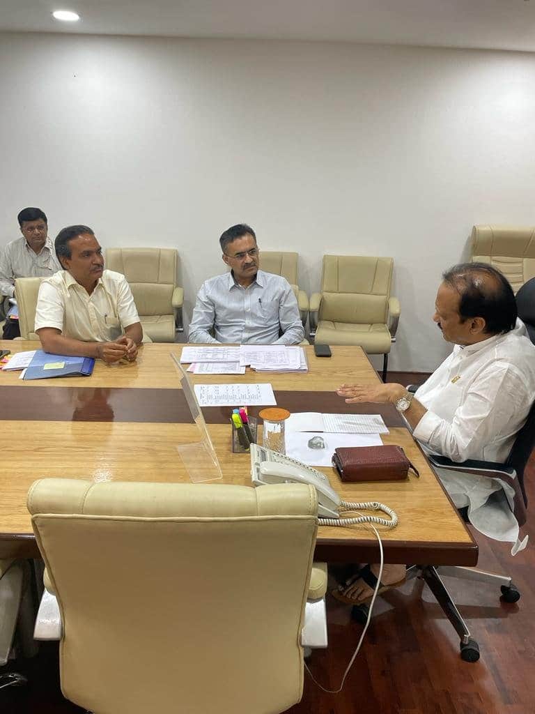 Ajit Pawar takes charge as the Minister of Finance and Planning.