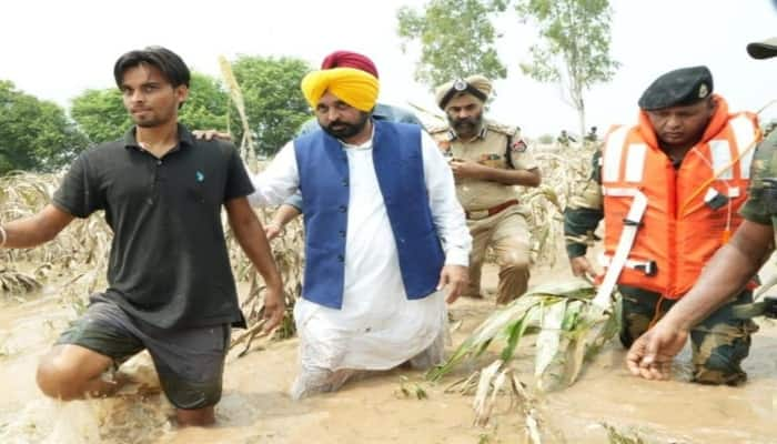 CM Bhagwant mann reached the flood affected areas of Ferozepur district ਫ਼ਿਰੋਜ਼ਪੁਰ ਜ਼ਿਲ੍ਹੇ ਦੇ ਹੜ੍ਹ ਪ੍ਰਭਾਵਿਤ ਇਲਾਕਿਆਂ ਵਿੱਚ ਪੁੱਜੇ ਸੀਐਮ ਮਾਨ , ਕਿਸਾਨਾਂ ਨੂੰ ਝੋਨੇ ਦੀ ਪਨੀਰੀ ਮੁਫ਼ਤ ਦੇਣ ਦਾ ਐਲਾਨ