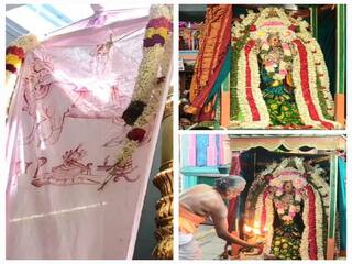 Thirukadayur Amirthakadeshwarar : திருக்கடையூர்  அமிர்தகடேஸ்வரர் கோயில் திருவிழா  கொடியேற்றத்துடன் துவக்கம்