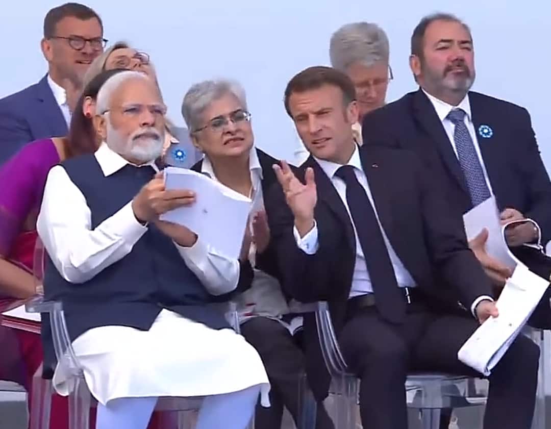 Bastille Day Celebrations PM Modi Arrives At Elysee Palace Paris Set To Watch French National Day Parade With President Macron — WATCH PM Modi Attends Bastille Day Parade As Guest Of Honour With President Macron — WATCH