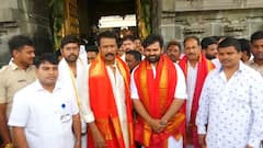 Sai Dharam Tej Tirumala Darshan : తిరుమల శ్రీవారిని దర్శించుకున్న 'బ్రో' టీమ్ | ABP Desam