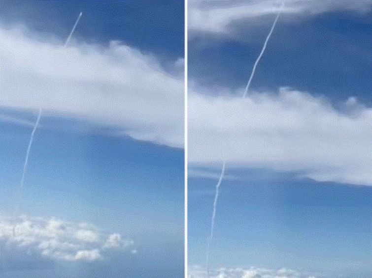 Chandrayaan-3 Lift-Off Recorded From Plane Window Goes Viral. WATCH WATCH: Rocket Lift-Off Recorded From Plane Window Goes Viral After Chandrayaan-3 Launch