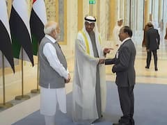 PM Modi Receives Grand Welcome In Abu Dhabi, Discusses Bilateral Ties With UAE President — IN PICS