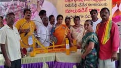 Cycle parts Charkha in Mangalagiri : మన మంగళగిరి మనలోకేష్ ప్రోగ్రామ్ లో ఎమ్మెల్సీ పంచుమర్తి | ABP