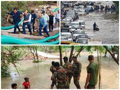 Delhi Floods: Army Jawans, Labourers Seal Breached Embankment At Indraprastha Regulator — Photos