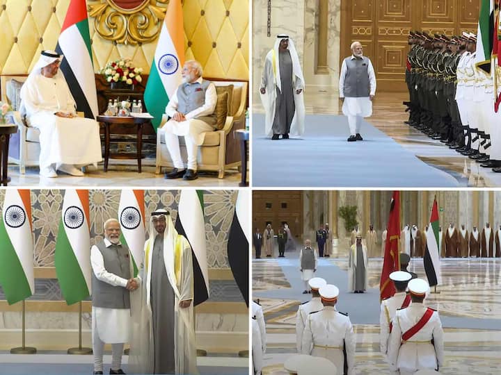 Prime Minister went on a day-long visit to the United Arab Emirates on Saturday. Here is a look at it: