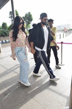 Katrina Kaif का बर्थडे सेलिब्रेट करने के लिए वेकेशन पर पत्नी संग रवाना हुए विक्की कौशल, हाथों में हाथ डाले कैजुअल लुक में स्पॉट हुआ कपल