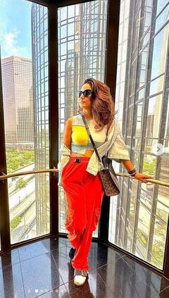 Hina Khan: ਲਾਸ ਏਂਜਲਸ 'ਚ ਹਿਨਾ ਖਾਨ ਨੇ ਦਿਖਾਈ ਆਪਣੀ ਖੂਬਸੂਰਤੀ, ਕਿਲਰ ਅੰਦਾਜ਼ ਦੇਖ ਦੀਵਾਨੇ ਹੋਏ ਫੈਨਜ਼