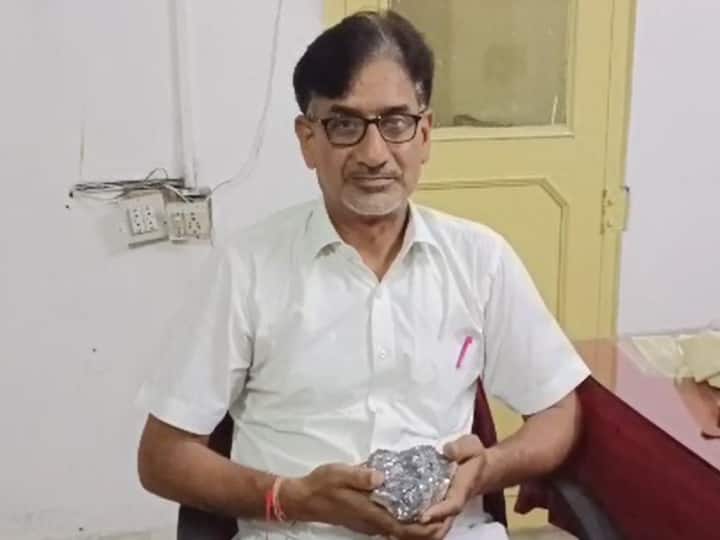 Silver stones in Alwar  scientists are shocked after getting test done professor ramanand claims ann Rajasthan: अलवर में निकले 'चांदी के पत्थर', टेस्ट कराने पर वैज्ञानिकों के उड़े होश, जानें क्या है माजरा