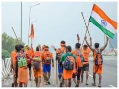 Kanwar yatra 2023: महादेव के दर्शन करने कांवड़िए चले बाबा के धाम, तस्वीरों में देखें गजब नजारे