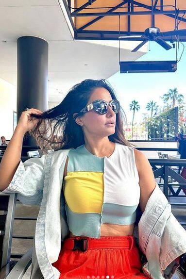 ਲਾਸ ਏਂਜਲਸ 'ਚ ਹਿਨਾ ਖਾਨ ਨੇ ਦਿਖਾਈ ਆਪਣੀ ਖੂਬਸੂਰਤੀ