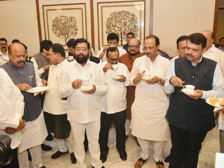 CM Eknath shinde DCM devendra fadanvis and ajit pawar press conference before monsoon session maharashtra detail marathi news CM,DCM Press Conference: आमची ताकद वाढली, याचा आम्ही कोणताही दुरुपयोग करणार नाही - देवेंद्र फडणवीस