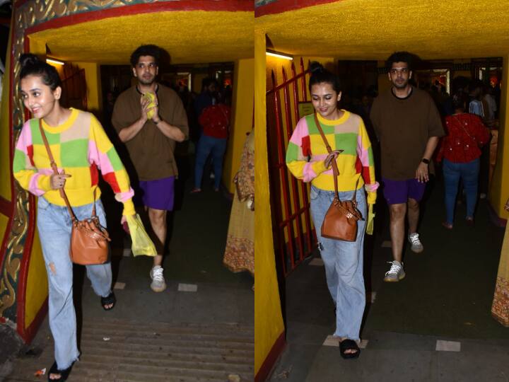 Karan Kundra And Tejasswi Prakash Spotted: करण कुंद्रा और तेजस्वी प्रकाश हाल ही में मंदिर दर्शन के लिए पहुंचे. जहां दोनों का क्यूट अंदाज फिर फैंस को देखने को मिला.