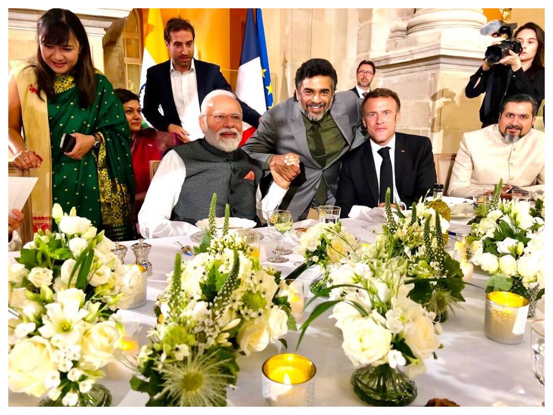 Madhavan Attends Dinner Hosted By French President Emmanuel Macron For PM Narendra Modi At Louvre Museum, Shares Pics Madhavan Attends Dinner Hosted By French President Emmanuel Macron For PM Modi, Shares Pics