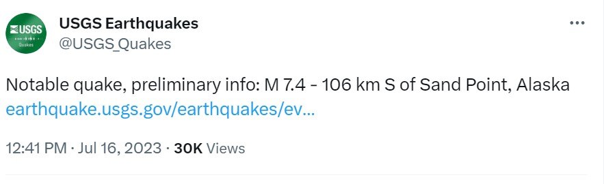 US Earthquake: சுனாமி எச்சரிக்கையா? அமெரிக்காவில் அதி பயங்கர நிலநடுக்கம்!