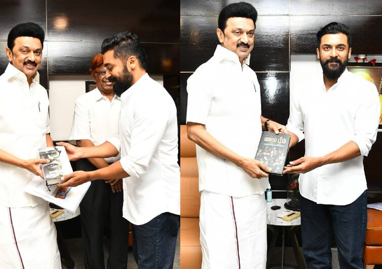 Tamil Nadu CM MK Stalin Praises Actor Suriya for his contribution in Uplifting People in Education Actor Suriya: ’சமூக அக்கறையுடன் செயல்படும் தம்பி சூர்யாவுக்கு வாழ்த்துகள்’ ... முதலமைச்சர் மு.க.ஸ்டாலின் பாராட்டு..!