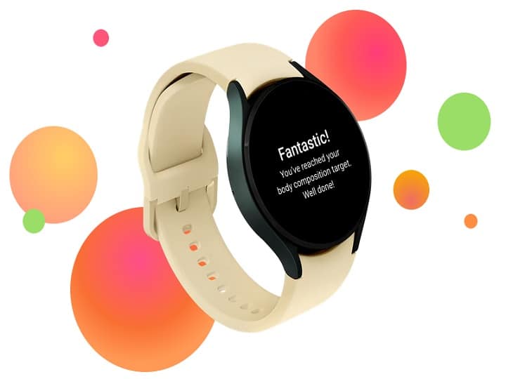 Samsung Galaxy Watch 4: सैमसंग ब्रांड में भी इस बजट में स्मार्ट वॉच उपलब्ध है. सैमसंग इंडिया की ऑफिशियल वेबसाइट पर Galaxy Watch4 Bluetooth (44mm) की कीमत 9999 रुपये है. इस वॉच में 1.4 इंच डिस्प्ले, Bluetooth v5.0 वर्जन, 1.18GHz प्रोसेसर मौजूद है.
