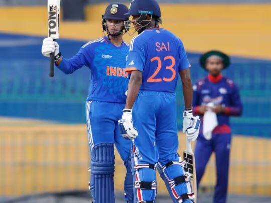 asia-emerging-cup-2023-points-table-get-to-know-team-position-stats-group-a-and-b ਏਸ਼ੀਆ ਕੱਪ 'ਚ ਭਾਰਤ ਨੇ ਨੇਪਾਲ ਨੂੰ ਹਰਾਇਆ, ਹੁਣ ਬੁੱਧਵਾਰ ਨੂੰ ਪਾਕਿਸਤਾਨ ਨਾਲ ਹੋਵੇਗਾ ਮੁਕਾਬਲਾ