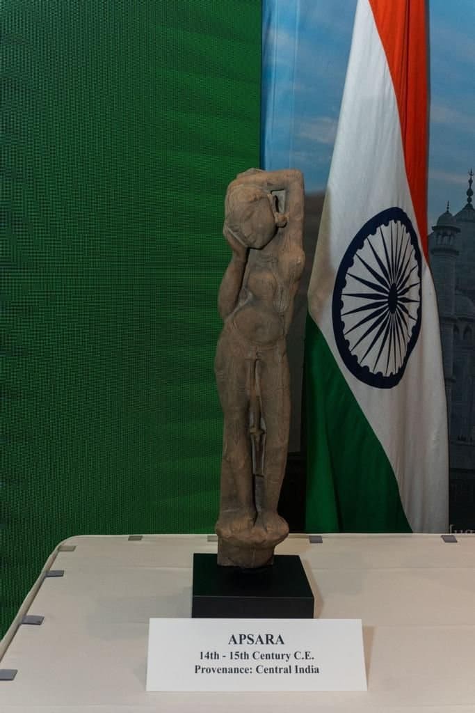 The Government of India has been making efforts to bring back stolen Indian antiquities, the symbols of rich Indian heritage and culture, from abroad. In the recent past, there has been close cooperation on the restitution of antiquities between India and the US. (Photo: MEA)