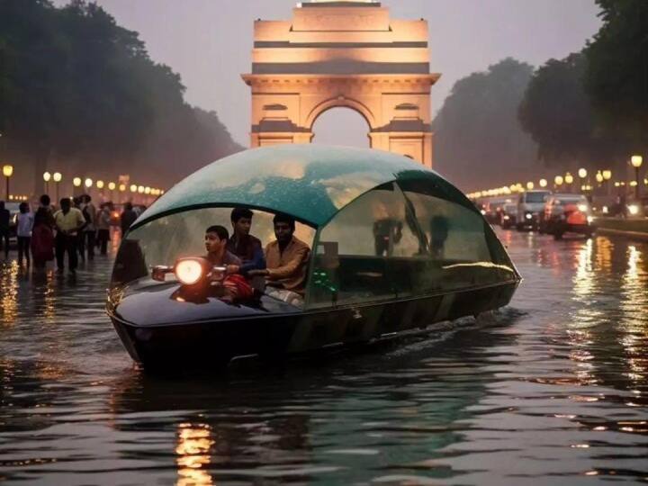 इंस्टाग्राम पर एक आर्टिस्ट विकास पंवार @vkspwr ने इसे शेयर किया है. तस्वीरों में लाल किला और इंडिया गेट से लेकर राजधानी के कई इलाके दिखाए गए हैं.