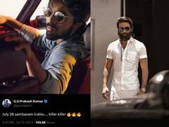 Captain Miller Update : தனுஷ் ரசிகர்களே- ஹாப்பி நியூஸ் - கேப்டன் மில்லர் குறித்து அப்டேட் கொடுத்த ஜி.வி பிரகாஷ்!