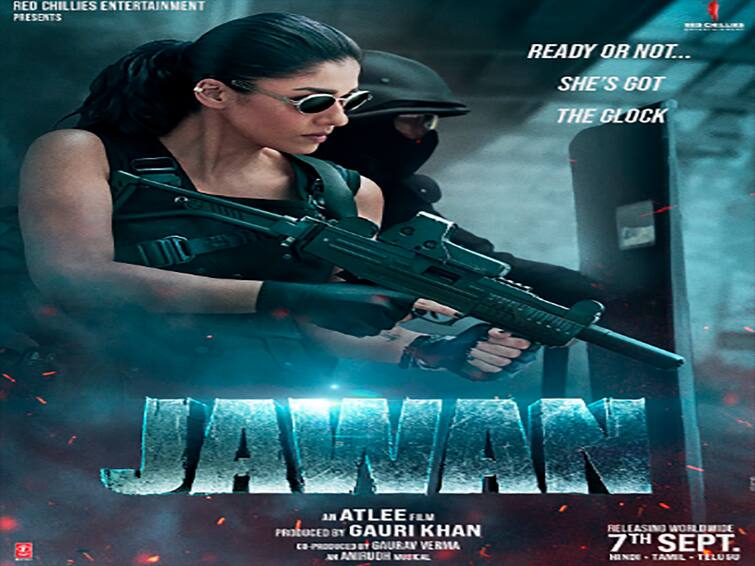 poster release of nayanthara in jawan movie Nayanthara - Shahrukh Khan : செம அப்டேட் கொடுத்த ஜவான் படக்குழு.. போஸ்டரில் கெத்து காட்டும் நயன்