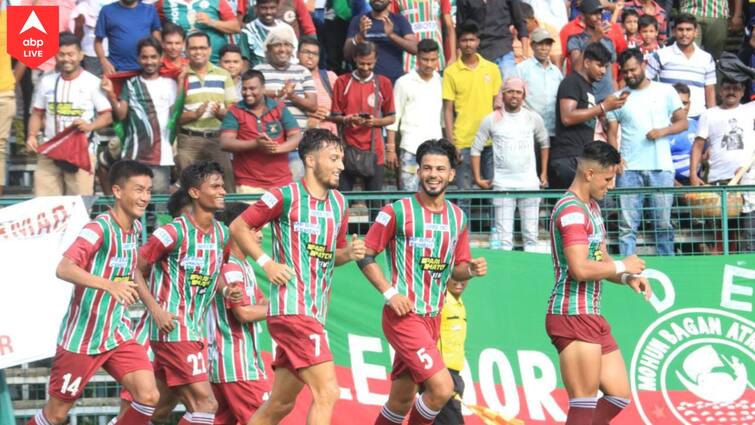 Mohun Bagan: হ্যাটট্রিকের মঞ্চে মোহনবাগানের সুহেল নজর কাড়লেন রোনাল্ডো সেলিব্রেশনেও CFL 2023: Suhel Bhat scores hattrick as Mohun Bagan beats Dalhousie Athletic Club 5-2 Mohun Bagan: হ্যাটট্রিকের মঞ্চে মোহনবাগানের সুহেল নজর কাড়লেন রোনাল্ডো সেলিব্রেশনেও