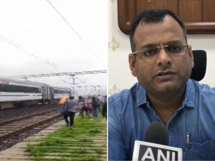 Watch Battery Box Vande Bharat Express 20171 Train Fire Passengers Safe WATCH: Fire In Battery Box Of Bhopal-Delhi Vande Bharat Express Train, All Passengers Safe