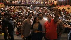 BABY Movie Team Theaters Visit |ఫ్యాన్స్ తో సందడి చేసిన బేబీ టీమ్ సందడి | ABP Desam