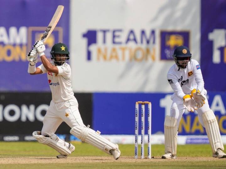 Sri Lanka vs Pakistan 1st Test Day 2 Stumps Pakistan trail by 91 runs Saud Shakeel Agha Salman Galle International Stadium SL vs BAN: 101 पर 5 विकेट गंवाने के बाद पाकिस्तान ने की दमदार वापसी, ऐसा रहा पहले टेस्ट का दूसरा दिन