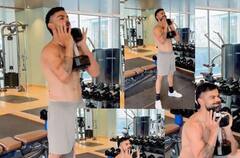 IND vs WI : दुसऱ्या कसोटीपूर्वी विराट कोहलीची 'वजनदार' तयारी, पाहा फोटो