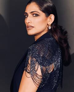 Kubbra Sait Dons A Steal-Worthy Sleek Blue Tailored Suit; See Pics