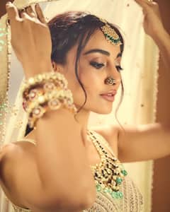 Surbhi Jyoti Casts A Spell With Her Magical Look In An Embellished Lehenga | SEE PICS