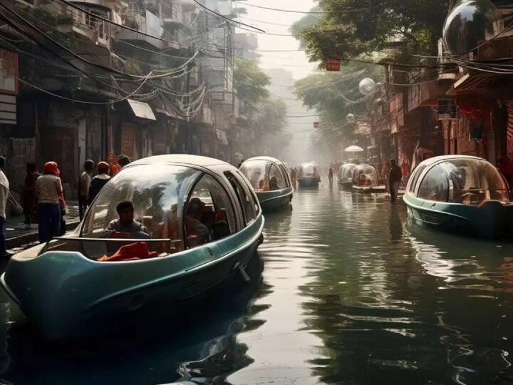 हथिनीकुंड बैराज से छोड़े गए पानी के कारण यमुना का जलस्तर बहुत ज्यादा बढ़ा, इतना बढ़ा कि पिछले 45 साल का रिकॉर्ड टूट गया.