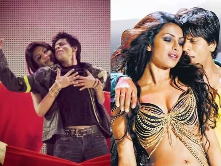 shahrukh khan affair rumors with priyanka chopra bollywood affairs marathi news  Shahrukh Khan : अफेअरच्या अफवानंतर शाहरूखने प्रियंकाला सांगितलं, 'माझ्याशी लग्न कर...', प्रियंका चोप्राला बसला धक्का