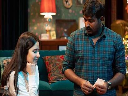 Vijay sethupathis merry christmas will release on 15th December வந்தாச்சு.. வந்தாச்சு.. டிசம்பரில் ரிலீசாகும் விஜய் சேதுபதி படம் - அப்டேட் கொடுத்த படக்குழு
