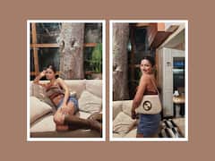 Avneet Kaur Slays In A Brown Top And Blue Skirt