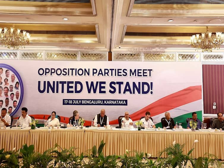 Opposition alliance named INDIA fight to defend India from BJP's ideology said rahul gandhi Opposition Meeting India: विरोधी पक्षांनी लोकसभा निवडणुकीचे बिगुल फुंकले; बंगळुरूतील बैठकीत घेतले महत्त्वाचे निर्णय