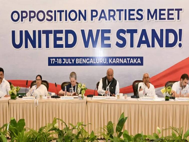 Opposition parties meeting formed grand alliance named it india know meet details nitish kumar rahul gandhi mamata banerjee reaction know details नितीश कुमार, ओमर अब्दुल्ला यांनी  INDIA ऐवजी सुचवलेली 'ही' नावं; वाचा विरोधी पक्षांच्या बैठकीची इन्साईड स्टोरी