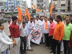 'किरीट सोमैय्या हाय हाय', नाशिकमध्ये ठाकरे गटाच्या पदाधिकाऱ्यांकडून जोडे मारो आंदोलन 