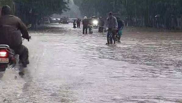 Maharashtra Rain newsHeavy rains in various parts of the state Maharashtra Rain : राज्याच्या विविध भागात जोरदार पाऊस, वाहतुकीवर परिणाम; आजही राज्यात मुसळधार पावसाचा इशारा